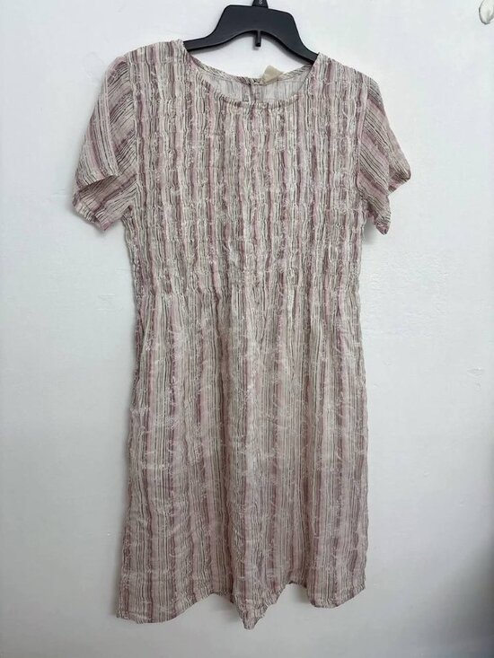 Dresses & Skirts - Pink Striped Mini Dress